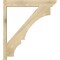 Ekena Millwork Balboa Slat Rough Sawn Outlooker, Douglas Fir, 6"W x 34"D x 38"H OUT06X34X38BOA06RDF - alternate 3